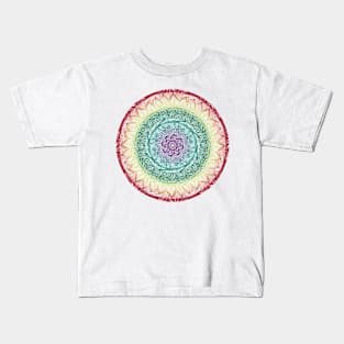 Rainbow Mandala Pride Kids T-Shirt